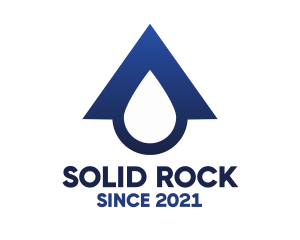 Blue Roof Drop logo design