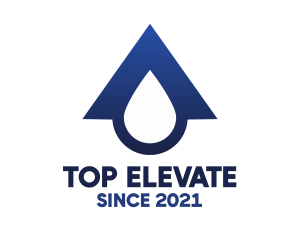 Blue Roof Drop logo design