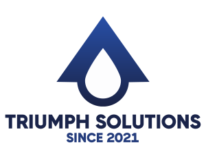 Blue Roof Drop logo design