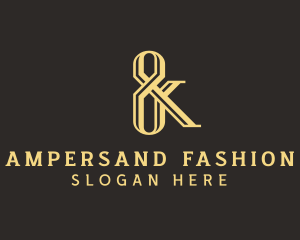 Stylish Font Ampersand  logo design