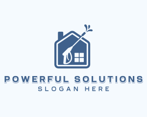 Home Pressure Washing Cleaner logo design