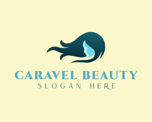 Woman Beauty Hair Salon logo design