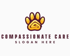 Modern Paw Pet Care logo design