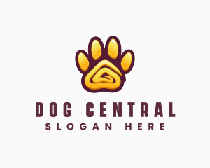 Modern Paw Pet Care logo design