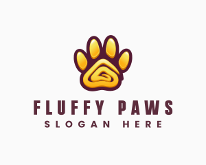 Modern Paw Pet Care logo design