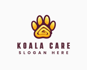 Modern Paw Pet Care logo design