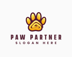 Modern Paw Pet Care logo design