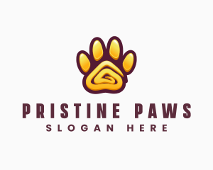 Modern Paw Pet Care logo design