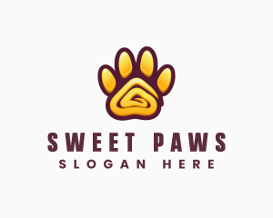 Modern Paw Pet Care logo design