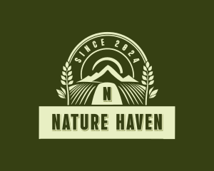 Harvest Farming Nature logo design