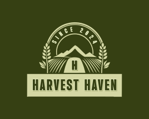 Harvest Farming Nature logo design