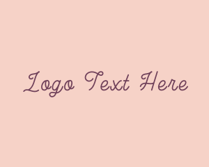 Feminine Cursive Beauty logo