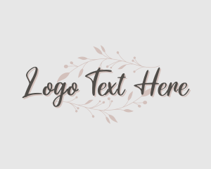 Elegant Botanical Flower logo