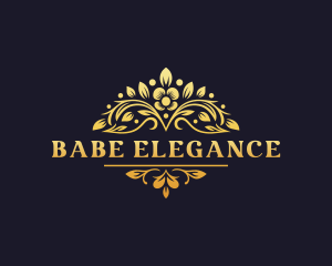 Floral Elegant Boutique logo design