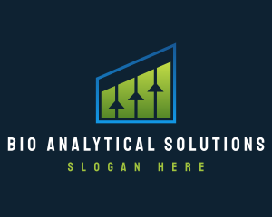 Generic Analytics Arrow logo design