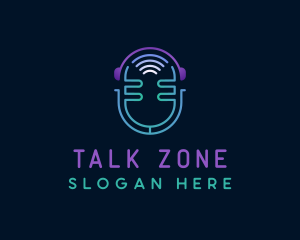 Podcast Streaming App logo design