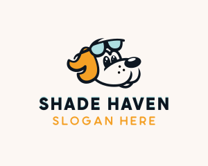 Pet Dog Sunglass logo design