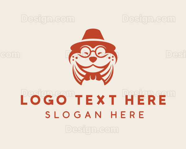 Dog Hat Fashion Logo