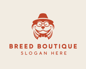 Dog Hat Fashion  logo design