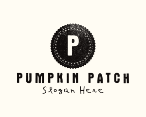 Grunge Circle Patch Stamp logo design