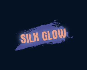 Paint Glow Wordmark logo design