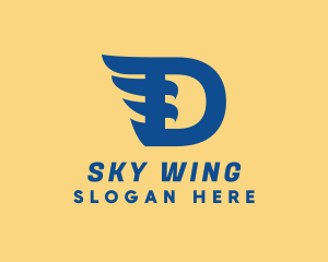 Blue D Wing logo