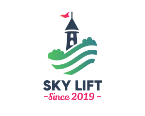 Lookout Tower Hill  logo design