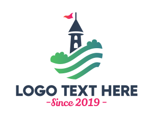 Scenic - Lookout Tower Hill logo design