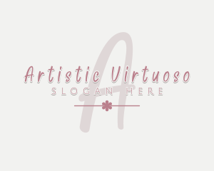 Script Floral Beauty Cosmetics logo design