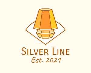 Room Light Line Art logo design