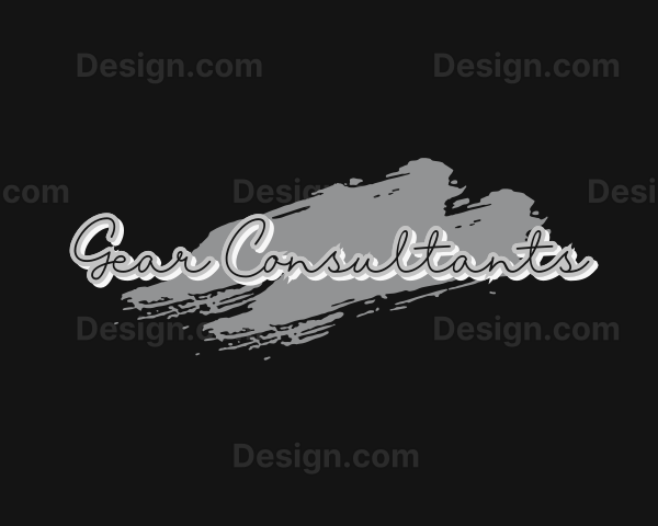 Paintbrush Graffiti Brush Logo