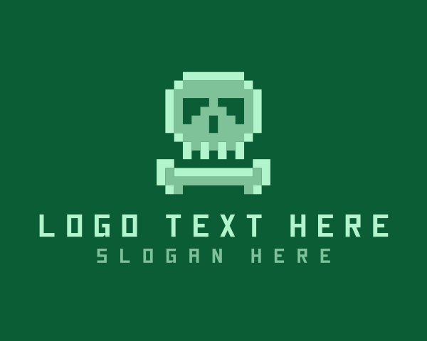 Skeleton logo example 3