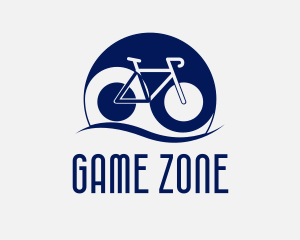 Yin Yang Bicycle  logo