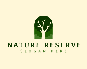 Nature Tree Forest logo design