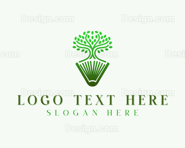 Tree Ebook Educational Reading Logo