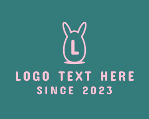 Easter Egg Rabbit logo