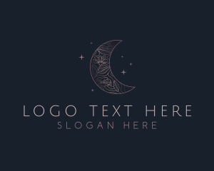 Moon Night Floral logo