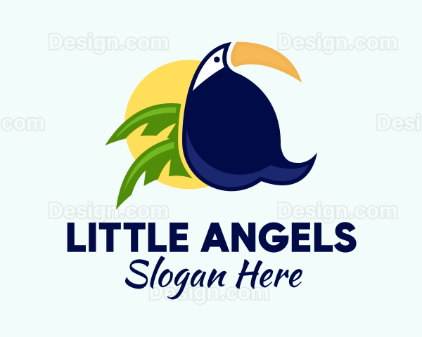Tropical Jungle Toucan Logo