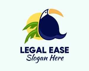 Tropical Jungle Toucan  Logo