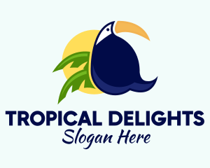 Tropical Jungle Toucan  logo design