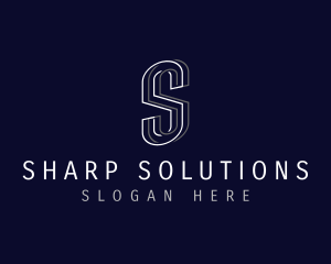 Company Business Letter S logo design