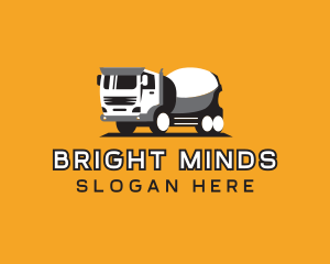 Cement Mixer Truck logo