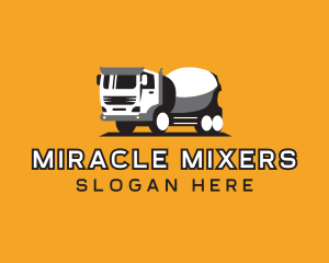Cement Mixer Truck logo
