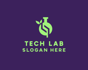 Green Eco Science Lab logo design