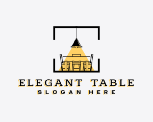 Dining Table Furniture logo design