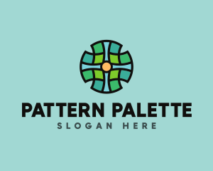 Cross Mosaic Pattern logo