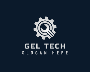 Wrench Gear Letter Q logo design