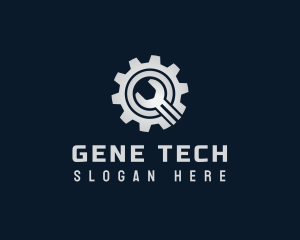 Wrench Gear Letter Q logo design