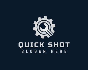 Wrench Gear Letter Q logo design