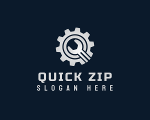 Wrench Gear Letter Q logo design